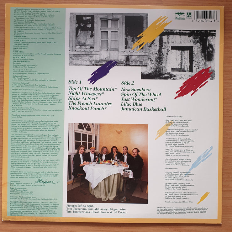 Windows – The French Laundry – Vinyl LP Record - Very-Good+ Quality (VG+) (verygoodplus)