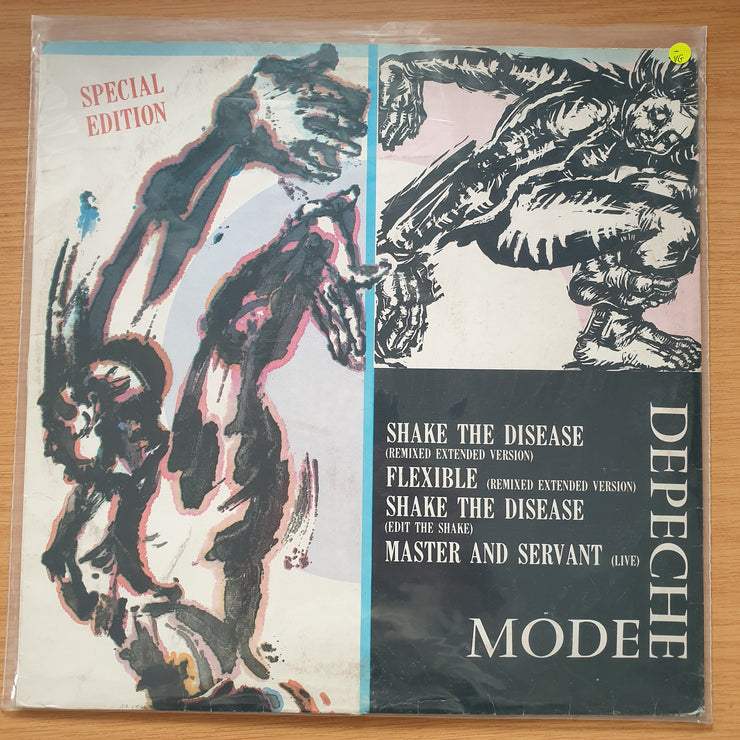 Depeche Mode – Shake The Disease  - Vinyl LP Record - Very-Good- Quality (VG-) (minus)