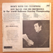 Ray McVay & His Orchestra – Dance With The Champions - Autographed - Vinyl LP Record  - Good Quality (G) (goood)
