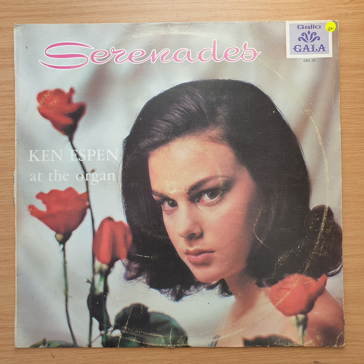 Ken Espen at the Organ -  Serenades - Vinyl LP Record - Good+ Quality (G+) (gplus)
