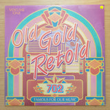 702 - Old Gold Retold with Frank Sanders ‎– Vinyl LP Record - Very-Good Quality (VG)  (verry)