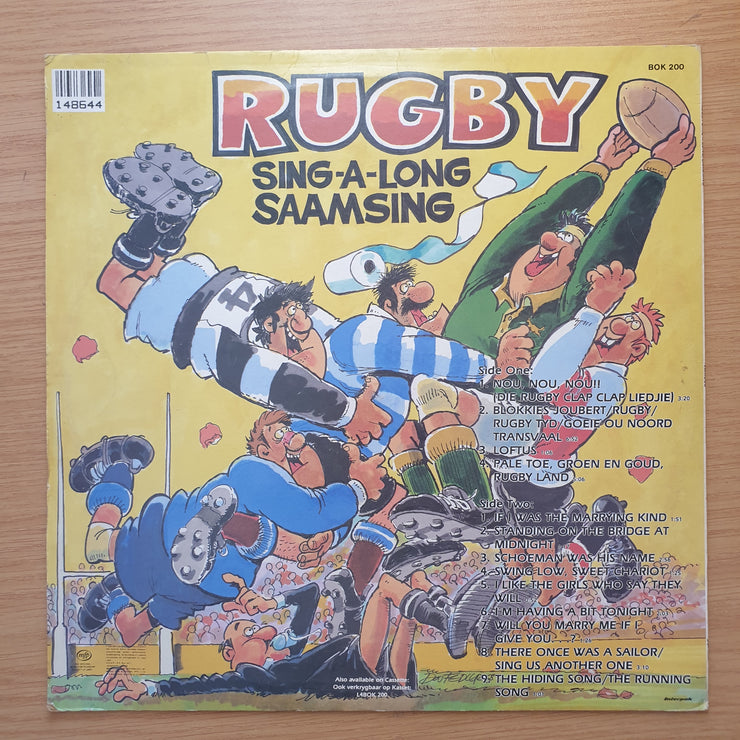 Rugby Sing-a-long - Saamsing - South Africa - Vinyl LP Record - Very-Good+ Quality (VG+) (verygoodplus)