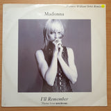 Madonna – I'll Remember (Theme From 'With Honors') (Europe Pressing) - Features William Orbit Remix - Vinyl LP Record - Very-Good+ Quality (VG+) (verygoodplus)