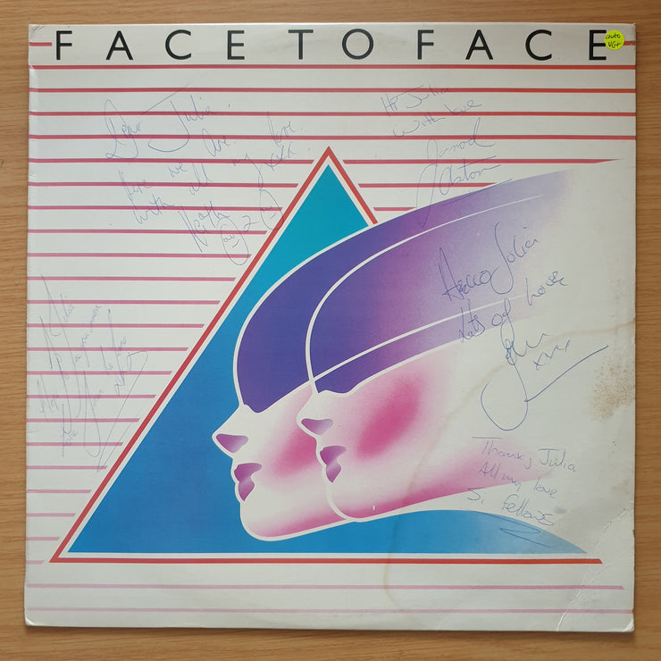 Face to Face - Face to Face - Autographed by Band - Vinyl LP Record - Very-Good+ Quality (VG+) (verygoodplus)