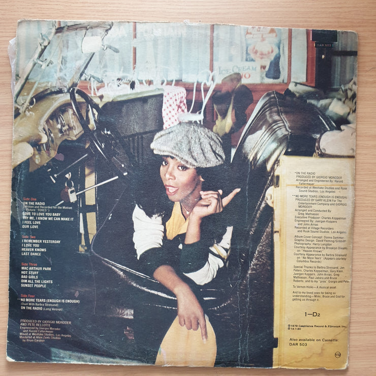 Donna Summer – On The Radio - Greatest Hits Vol. I & II (Rhodesia/Zimbabwe) - Double Vinyl LP Record - Very-Good+ Quality (VG+) (verygoodplus)