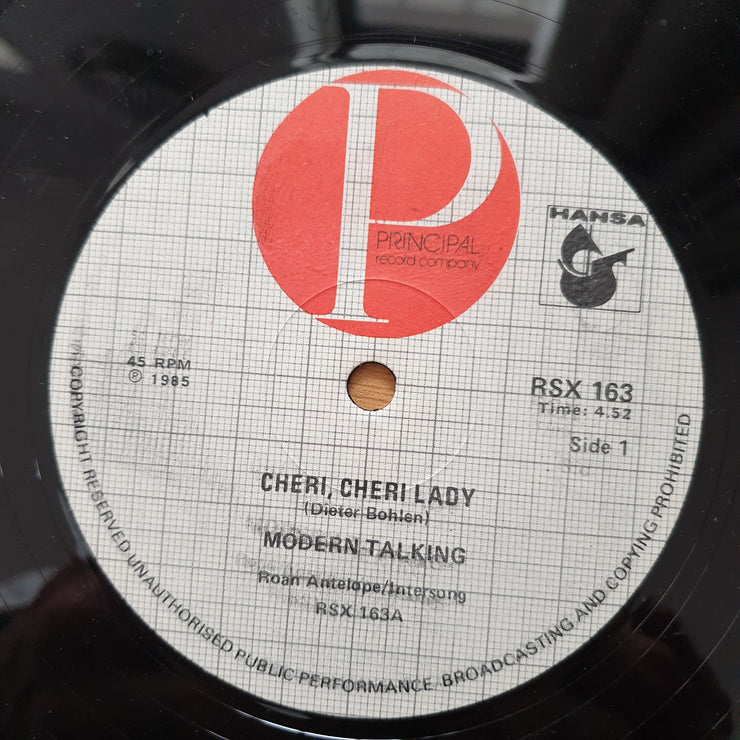 Modern Talking ‎– Cheri, Cheri Lady (Special Dance Version) - Vinyl LP Record - Very-Good Quality (VG) (verygood)