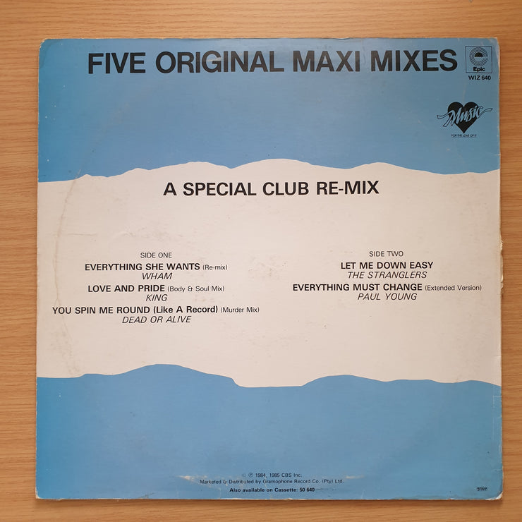 Maxi Trax Collection (Dead or Laive, Stranglers....) ‎– Five Original Maxi Maxis -  Vinyl LP Record  (VG+)