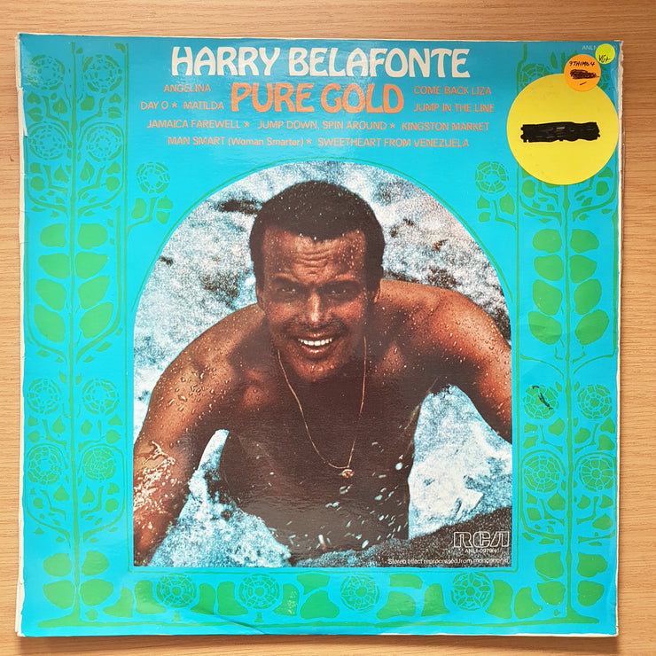 Harry Belafonte – Pure Gold - Vinyl LP Record - Very-Good+ Quality (VG+) (verygoodplus)