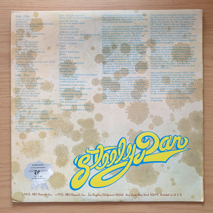 Steely Dan ‎– Can't Buy A Thrill (USA - ABCX) – Vinyl LP Record  (VG+)