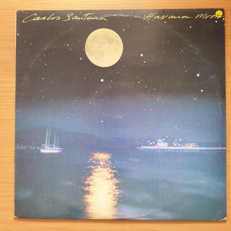 Carlos Santana – Havana Moon – Vinyl LP Record - Very-Good+ Quality (VG+) (verygoodplus)
