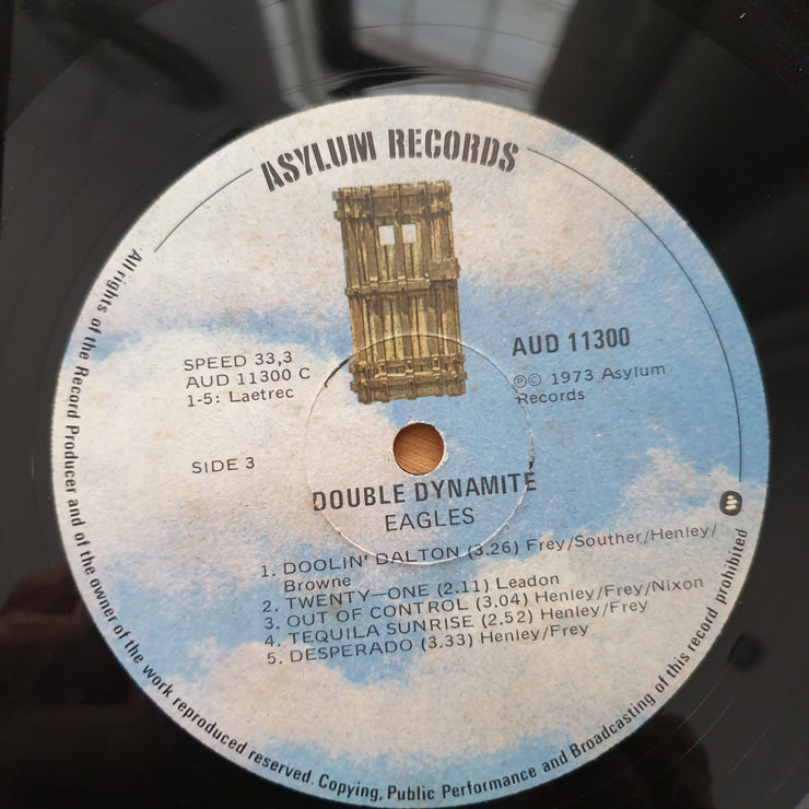 Eagles – Double Dynamite - Double Vinyl LP Record - Very-Good+ Quality (VG+) (verygoodplus)