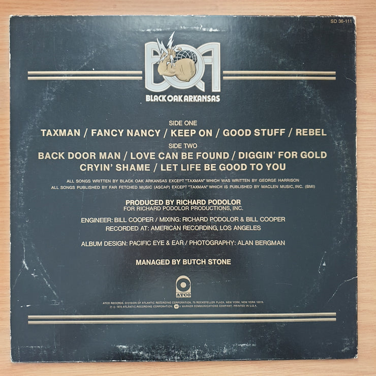 Black Oak Arkansas – Ain't Life Grand - Vinyl LP Record - Very-Good+ Quality (VG+) (verygoodplus)