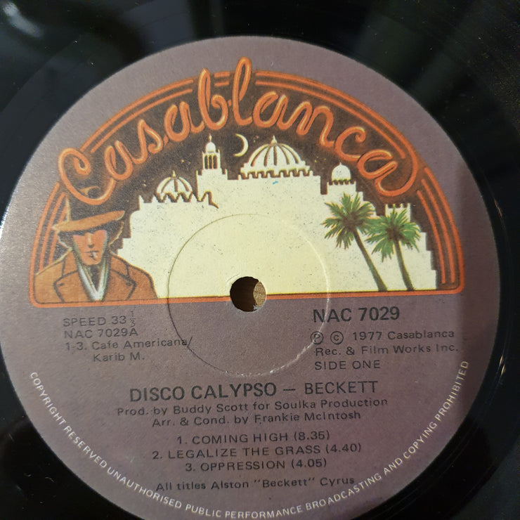 Beckett – Disco Calypso - Vinyl LP Record - Very-Good+ Quality (VG+) (verygoodplus)