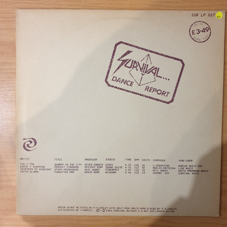 Survival... Dance Report - Vinyl LP Record - Very-Good+ Quality (VG+) (verygoodplus)
