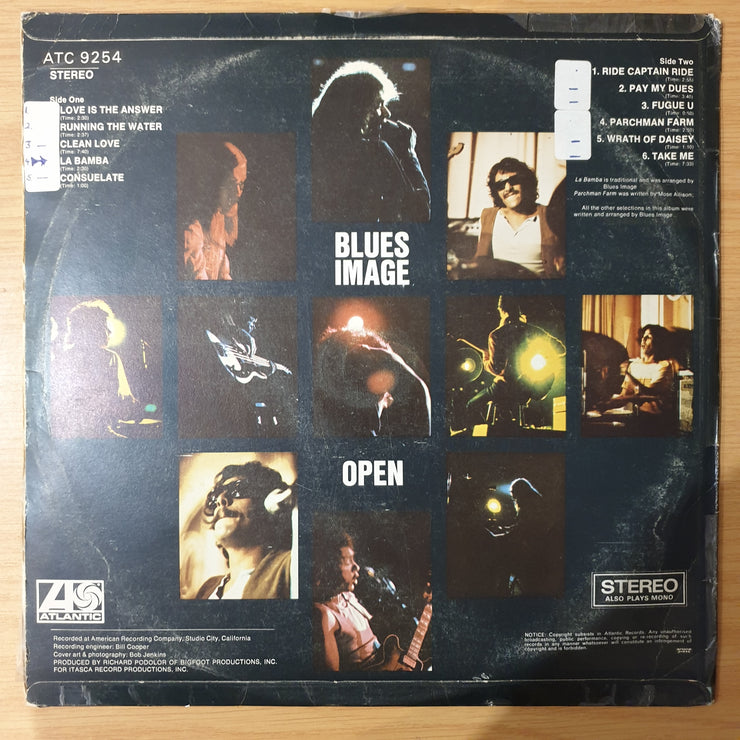 Blues Image – Open - Vinyl LP Record - Very-Good+ Quality (VG+) (verygoodplus)
