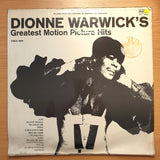 Dionne Warwick – Dionne Warwick's Greatest Motion Picture Hits - Vinyl LP Record - Very-Good+ Quality (VG+) (verygoodplus)