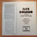 Fats Domino – Volume II (Including Blueberry Hill And Ain't That A Shame) - Vinyl LP Record - Very-Good+ Quality (VG+) (verygoodplus)