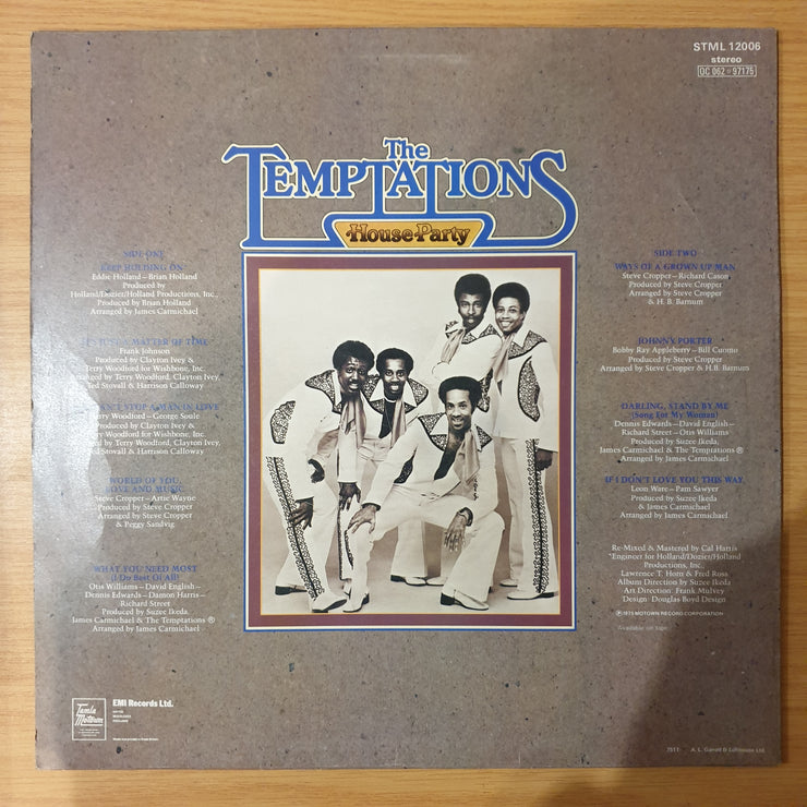 The Temptations – House Party - Vinyl LP Record - Very-Good+ Quality (VG+) (verygoodplus)