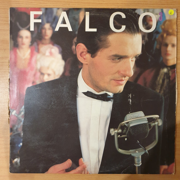 Falco ‎– 3 - Rock Me Amadeus - Vinyl LP Record - Very-Good- Quality (VG-) (minus)