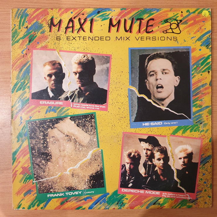 Maxi Mute - 8 Extended Mix Versions (Depeche Mode/Erasure...) - Vinyl LP Record - Very-Good Quality (VG)  (verry)