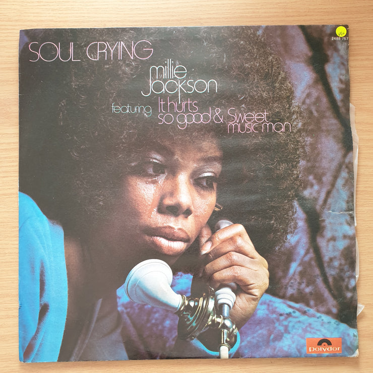 Millie Jackson – Soul Crying - Vinyl LP Record - Very-Good+ Quality (VG+) (verygoodplus)