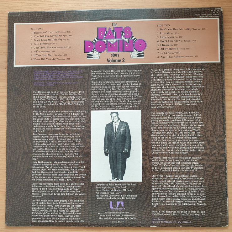 Fats Domino – Ain't That a Shame - Vinyl LP Record - Very-Good+ Quality (VG+) (verygoodplus)