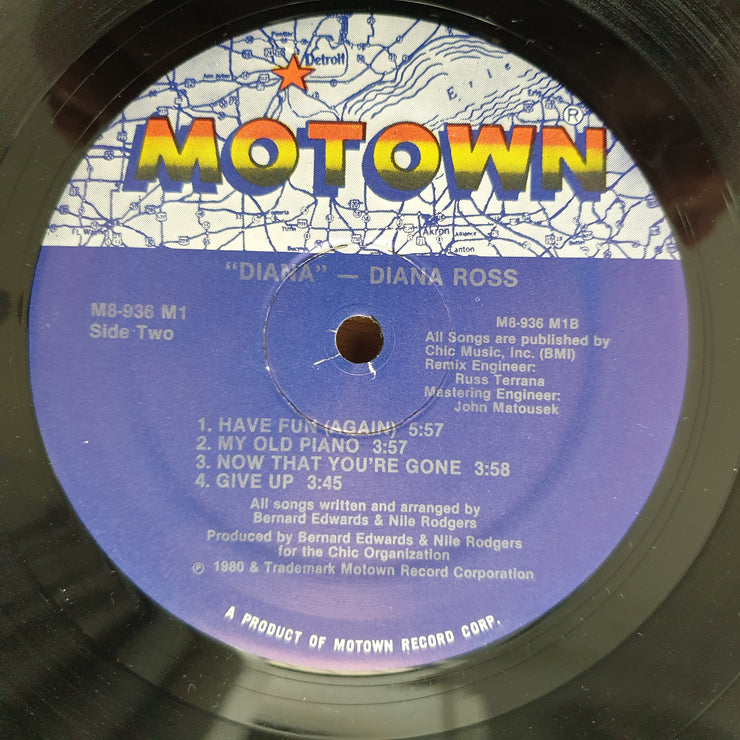 Diana Ross – Diana (US Pressing) - Vinyl LP Record - Very-Good+ Quality (VG+) (verygoodplus)