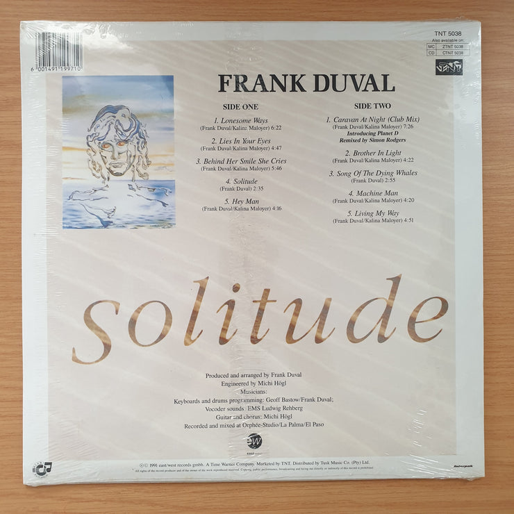 Frank Duval - Solitude - Vinyl LP Record  - Sealed