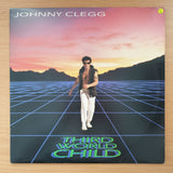 Johnny Clegg ‎– Third World Child (with Lyrics) -  Vinyl LP Record - Very-Good+ Quality (VG+)