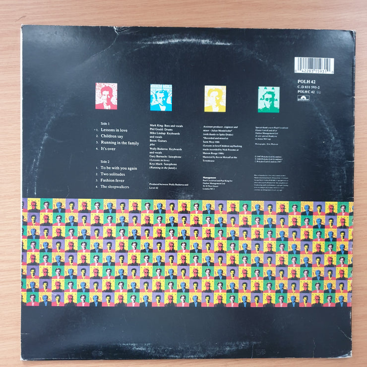 Level 42 - Running In The Family -  Vinyl LP Record - Very-Good+ Quality (VG+) (verygoodplus)