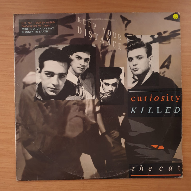 Curiosity Killed The Cat ‎– Keep Your Distance - Vinyl LP Record - Very-Good+ Quality (VG+)