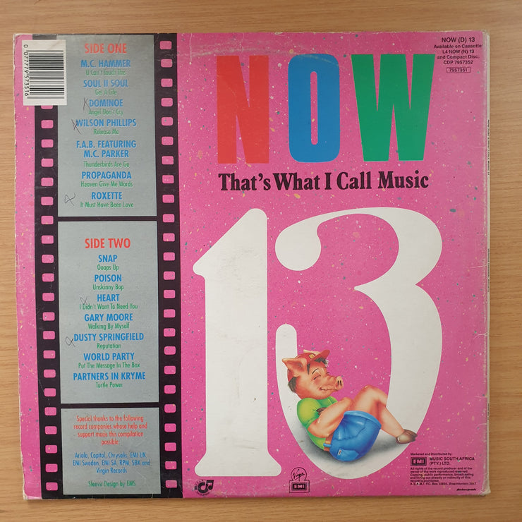 Now That's What I Call Music - Vol 13 - Original Artists - Vinyl LP Record - Very-Good Quality (VG)  (verry)