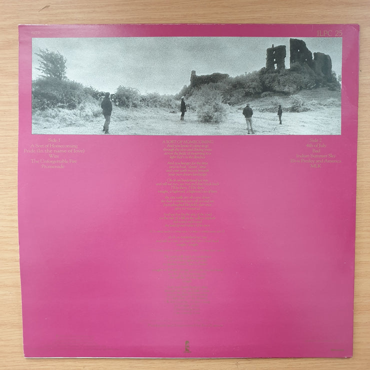 U2 – The Unforgettable Fire - Vinyl LP Record - Very-Good+ Quality (VG+) (verygoodplus)