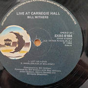 Bill Withers – Bill Withers Live At Carnegie Hall - Double Vinyl LP Record - Good+ Quality (G+) (gplus)