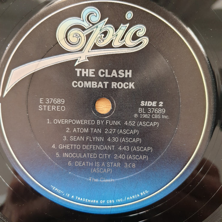 The Clash - Combat Rock (US Pressing) - Vinyl LP Record - Very-Good+ Quality (VG+)