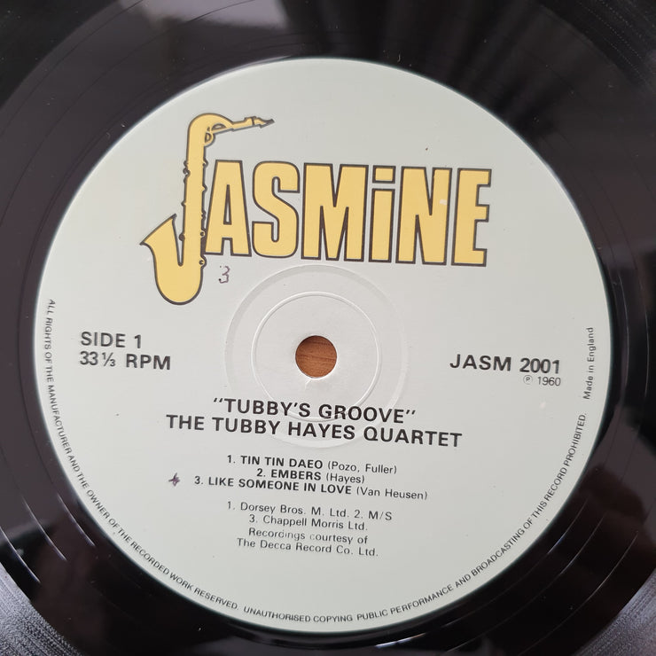 Tubby Hayes Quartet – Tubby's Groove -  Vinyl LP Record - Very-Good+ Quality (VG+)