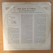 The Dave Brubeck Quartet – Jazz Goes To College - Vinyl LP Record - Good+ Quality (G+) (gplus)