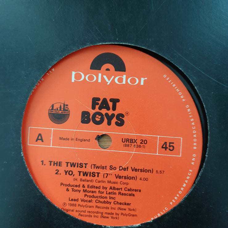 Fat Boys – The Twist - Vinyl LP Record - Very-Good Quality (VG)  (verry)