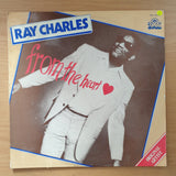 Ray Charles - From the Heart - Vinyl LP Record  - Good Quality (G) (goood)