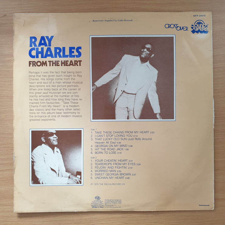 Ray Charles - From the Heart - Vinyl LP Record   (G)
