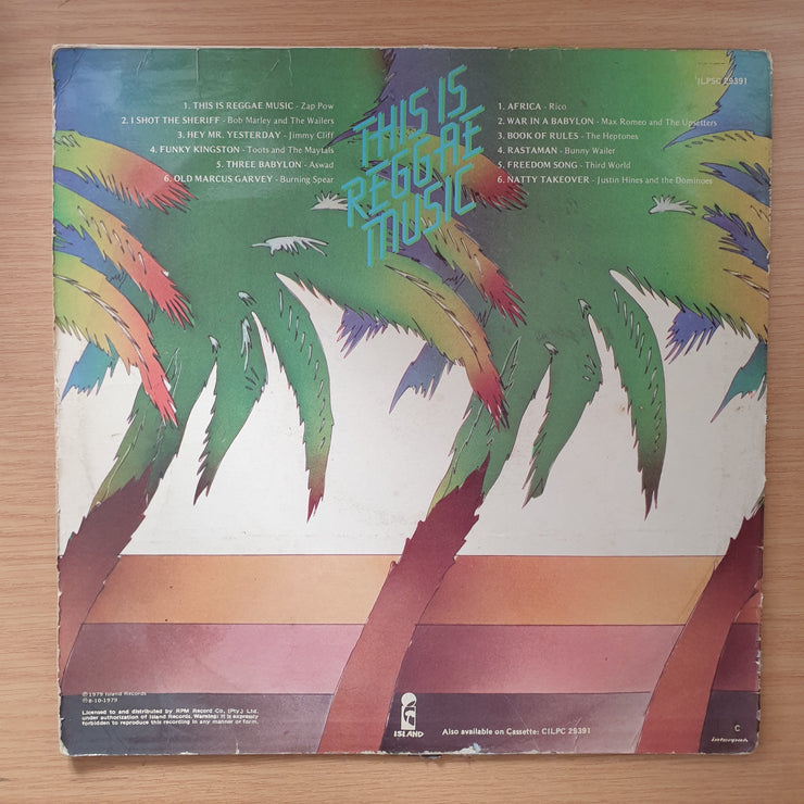 This Is Reggae Music (Bob Marley/Jimmy Cliff...) - Vinyl LP Record - Very-Good Quality (VG)  (verry)