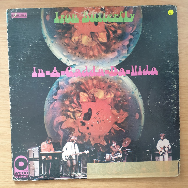 Iron Butterfly – In-A-Gadda-Da-Vida (US Pressing)  - Vinyl LP Record - Very-Good- Quality (VG-) (minus) (Session Men)