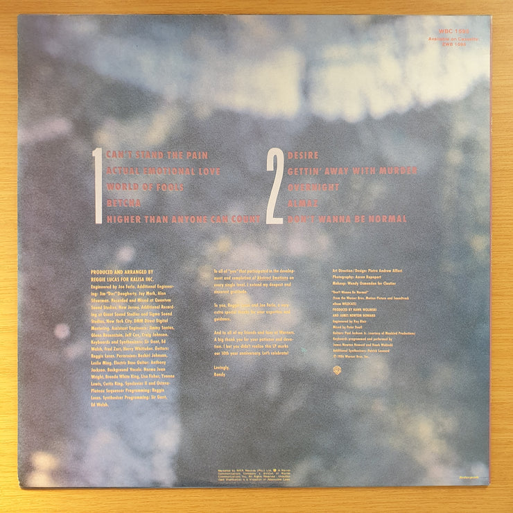 Randy Crawford ‎– Abstract Emotions (with Almaz) - Vinyl LP Record - Very-Good+ Quality (VG+)