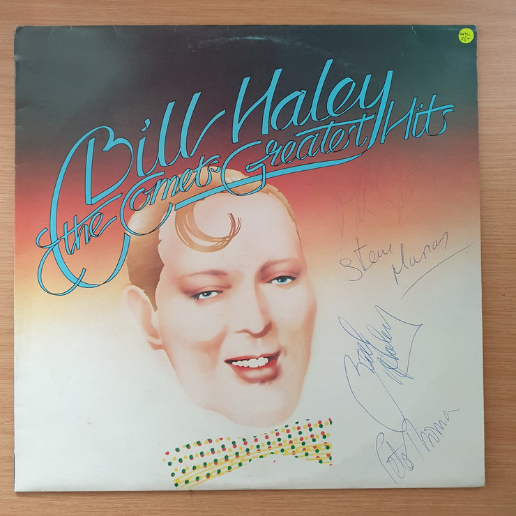Bill Haley And His Comets – Bill Haley's Greatest Hits! (Autographed)  - Vinyl LP Record - Very-Good+ Quality (VG+) (verygoodplus)