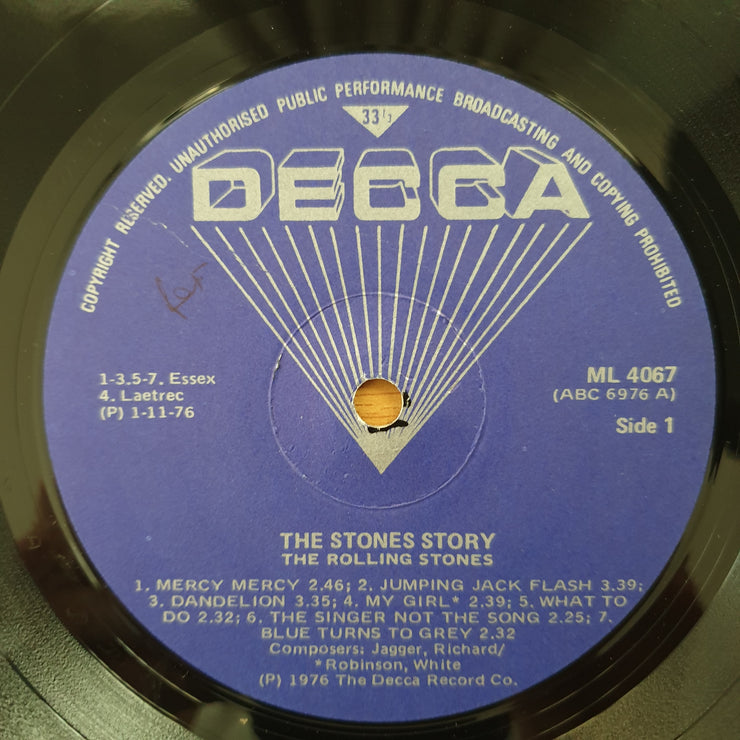 The Rolling Stones – The Stones Story  – Vinyl LP Record - Very-Good+ Quality (VG+) (verygoodplus)
