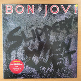 Bon Jovi – Slippery When Wet (with Lyrics)  – Vinyl LP Record - Very-Good+ Quality (VG+) (verygoodplus)