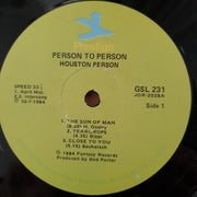 Houston Person – Person To Person! (Gold Star Series) – Vinyl LP Record - Very-Good+ Quality (VG+) (verygoodplus)