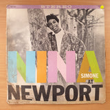 Nina Simone – Nina At Newport - Vinyl LP Record - Very-Good- Quality (VG-) (minus)