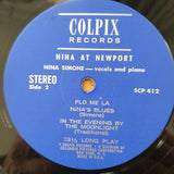 Nina Simone – Nina At Newport - Vinyl LP Record - Very-Good- Quality (VG-) (minus)