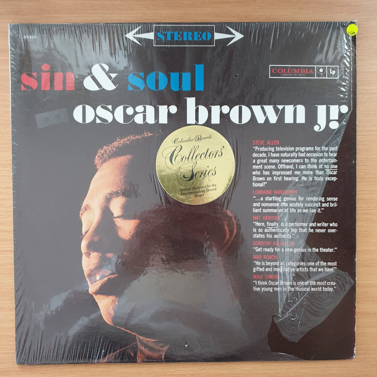 Oscar Brown Jr. – Sin & Soul - Vinyl LP Record - Very-Good+ Quality (VG+) (verygoodplus)